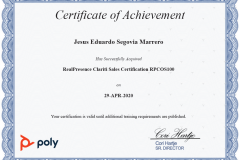 POLY_RealPresenceClaritiSalesCertification_RPCOS100