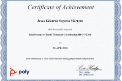 POLY_RealPresenceClaritiTechnicalCertification_RPCOT200