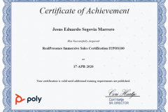 POLY_RealPresenceImmersiveSalesCertification_ITPOS100